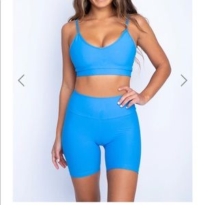 Skatie Blue workout set Brand new